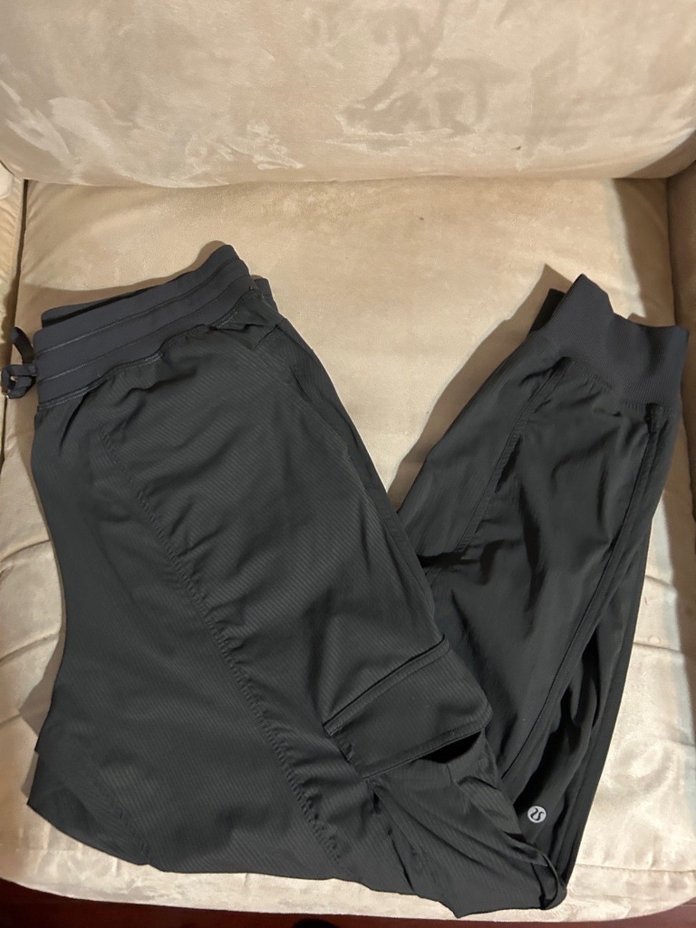 Lululemon Dance Studio Relaxed-Fit Mid-Rise Cargo Jogger Grey Medium
